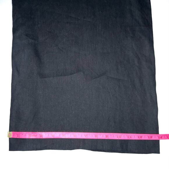 NWT Vince Camuto Black Wide Leg Linen Jumpsuit Size 4 - Picture 16 of 16